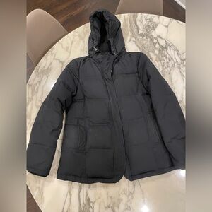 GAP Black Puffer Jacket Maternity